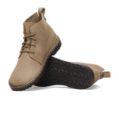 Uppsala Mid Taupe Suede Leather