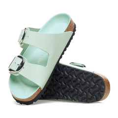 Arizona Big Buckle High Shine Surf Green Natural Leather Patent