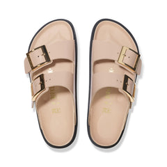 Arizona Droplet Buckle High Shine New Beige Natural Leather Patent