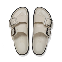 Arizona Droplet Buckle High Shine Oyster Natural Leather Patent