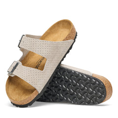 Arizona Stone Coin Embossed Suede Leather