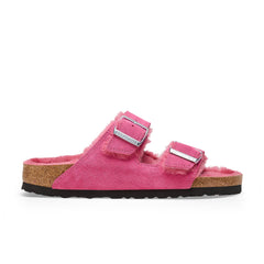 Arizona Shearling Fuchsia Tulip Suede Leather/Shearling