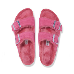 Arizona Shearling Fuchsia Tulip Suede Leather/Shearling