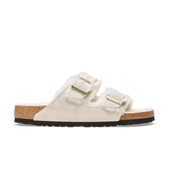Arizona Shearling Antique White Suede Leather/Shearling