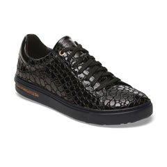 Bend Low Shiny Croc Black Embossed Patent Leather