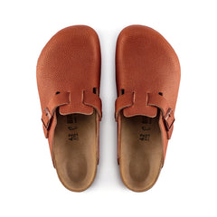 Boston Ginger Brown Embossed Natural Leather