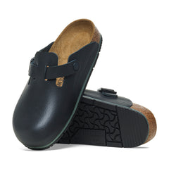 Boston Pro Black PU Coated Natural Leather