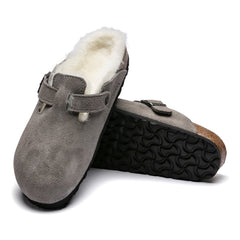Boston Shearling Stone Coin Suede Leather/Shearling