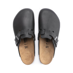 Boston Vintage Wood Black Natural Leather