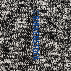 Cotton Slub Socks M Black Grey