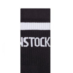 Cotton Tennis Sock Black/White