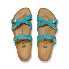 Franca Braided Biscay Bay Oiled Leather