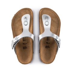 Gizeh Kids Metallic Silver Birko-Flor