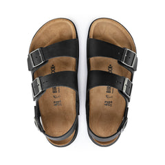 Milano Cross Town Arctic Black Waxy Leather