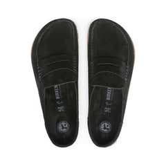 Naples Black Suede Leather