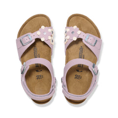 Rio Kids Adjustable Strap Flowers Faded Purple Birko-Flor