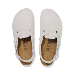 Tokio Antique White Suede Leather