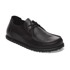 Utti Lace Black Grained Leather