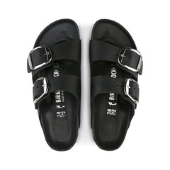 Arizona Big Buckle Black Oiled Leather