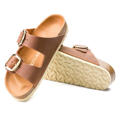 Arizona Big Buckle Cognac Oiled Leather