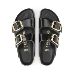 Arizona Big Buckle High Shine Black Natural Leather Patent