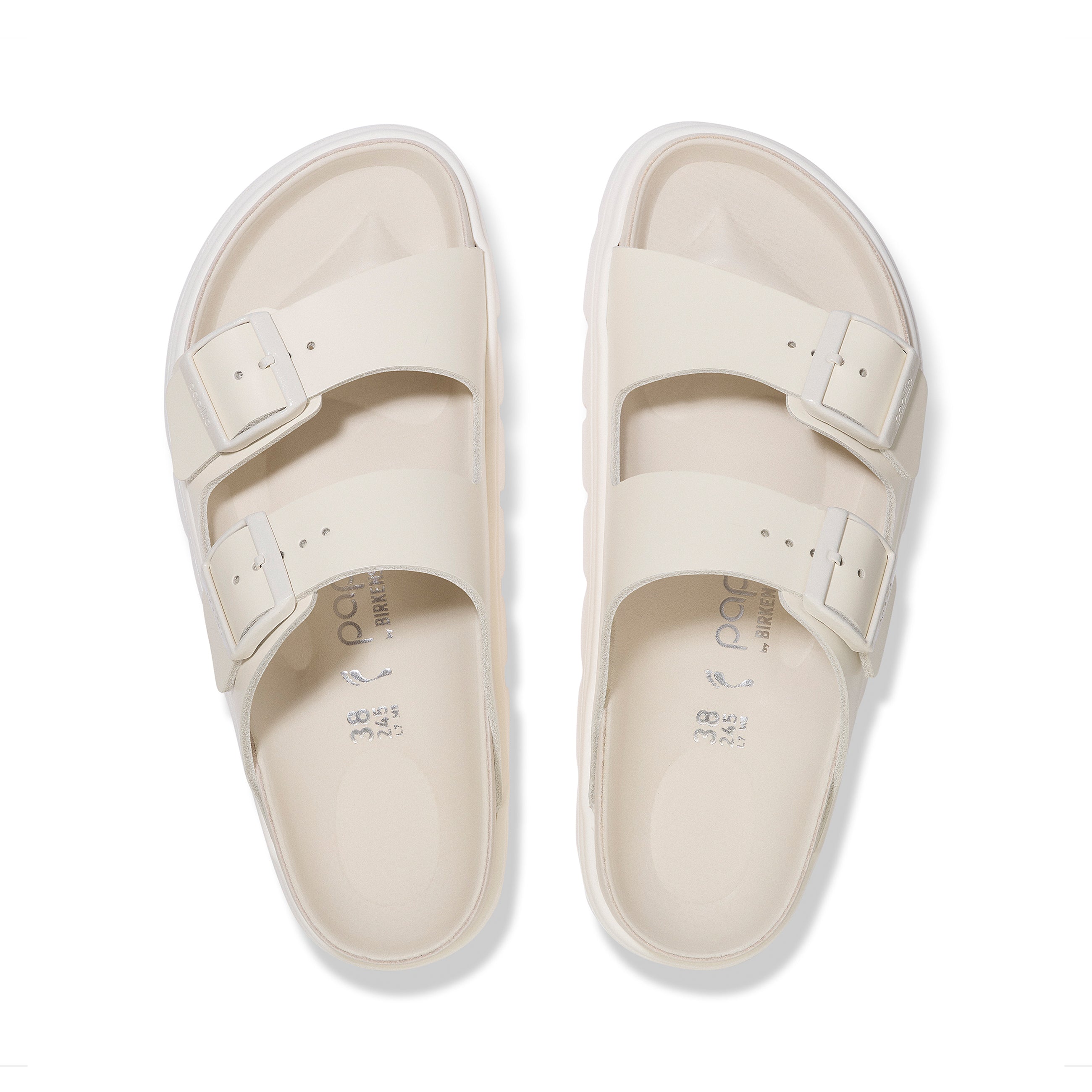 Arizona Chunky Exquisite Eggshell Smooth Leather