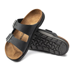 Arizona Cross Town Arctic Black Waxy Leather