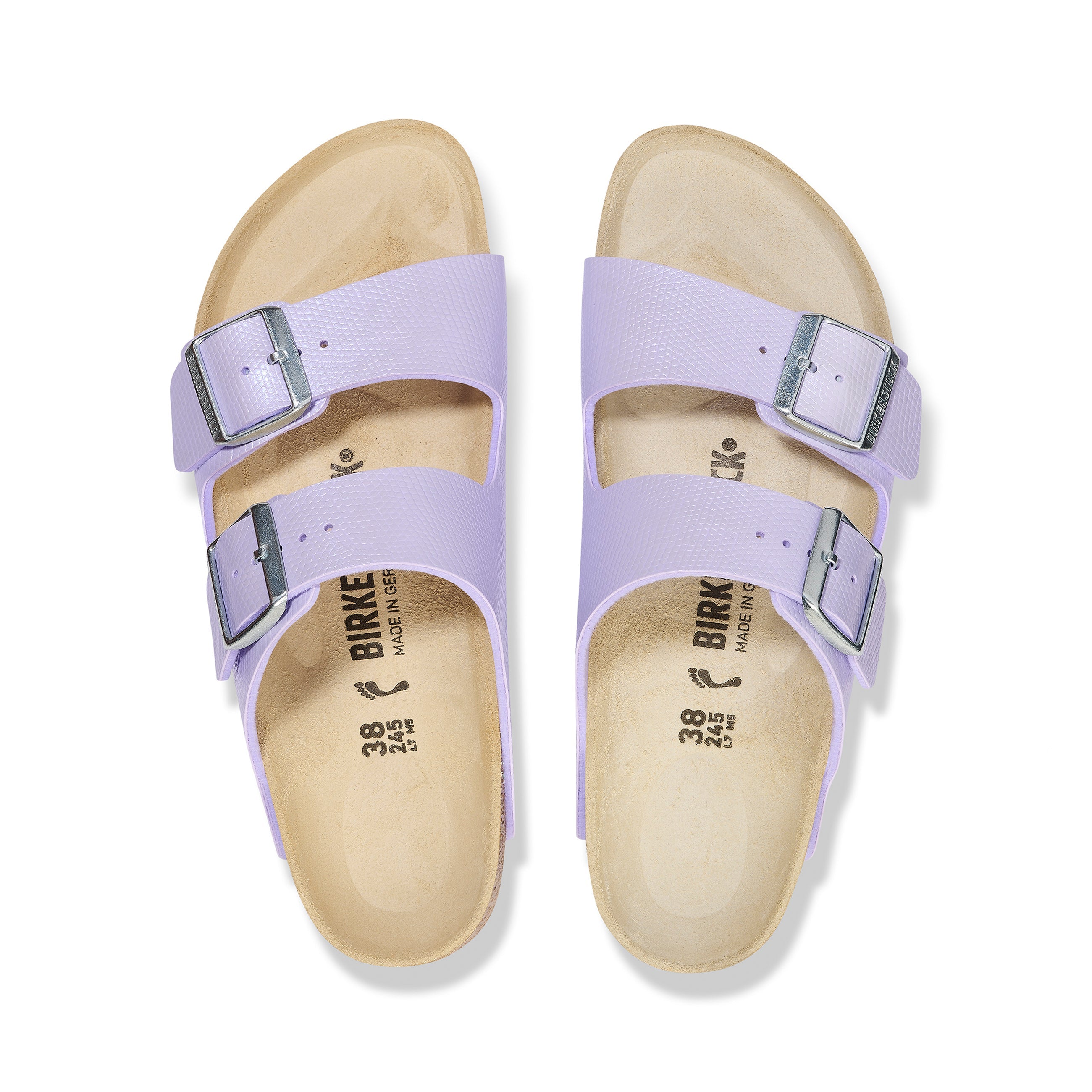 Arizona Shiny Embossed Purple Fog Embossed Birko-Flor