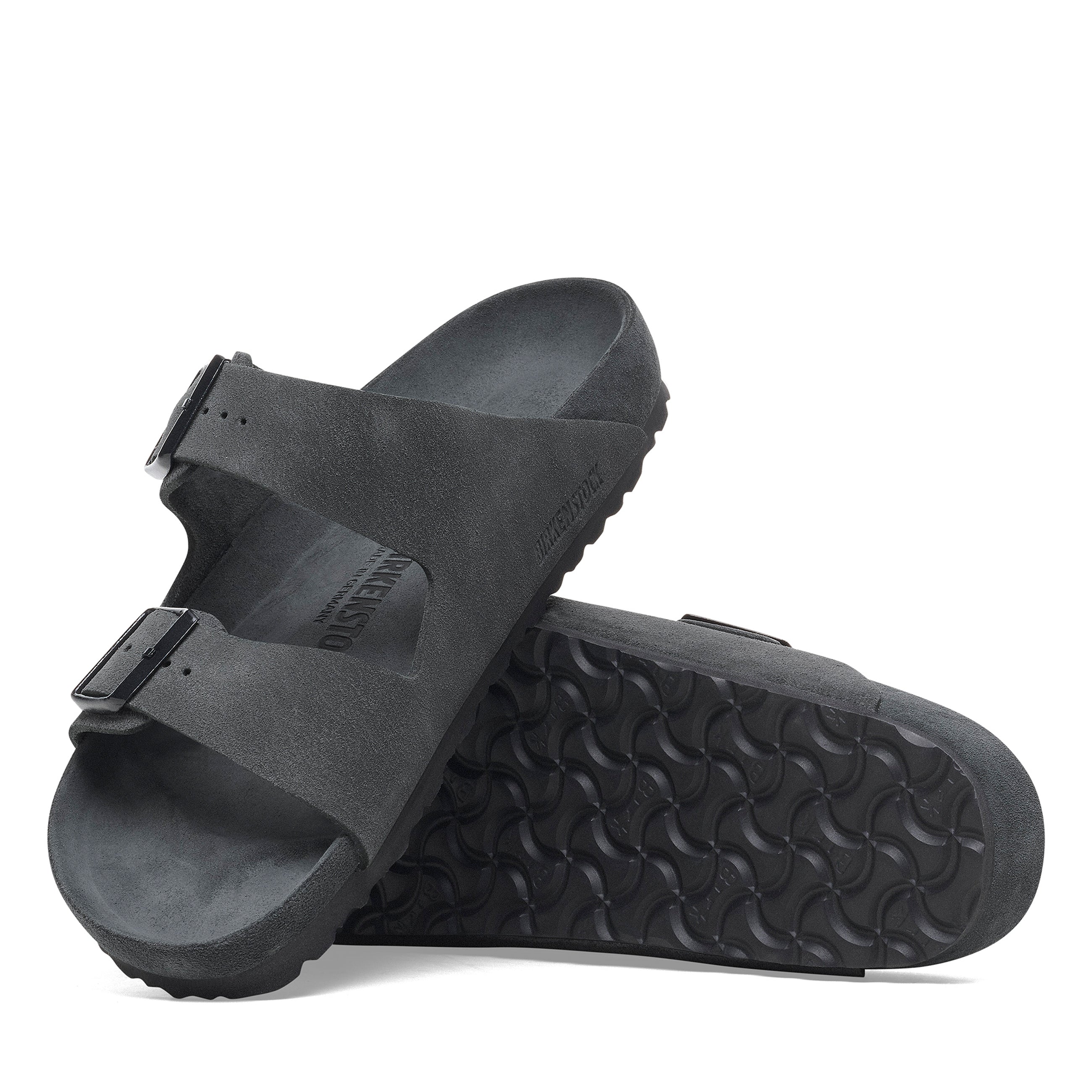 Arizona Exquisite Charcoal Suede Leather