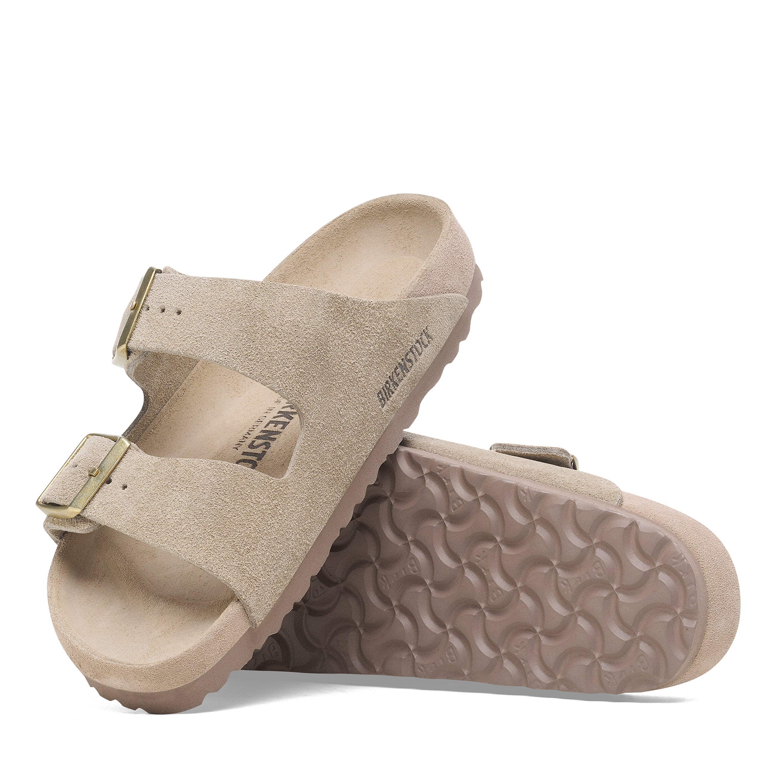 Arizona Exquisite Taupe Suede Leather