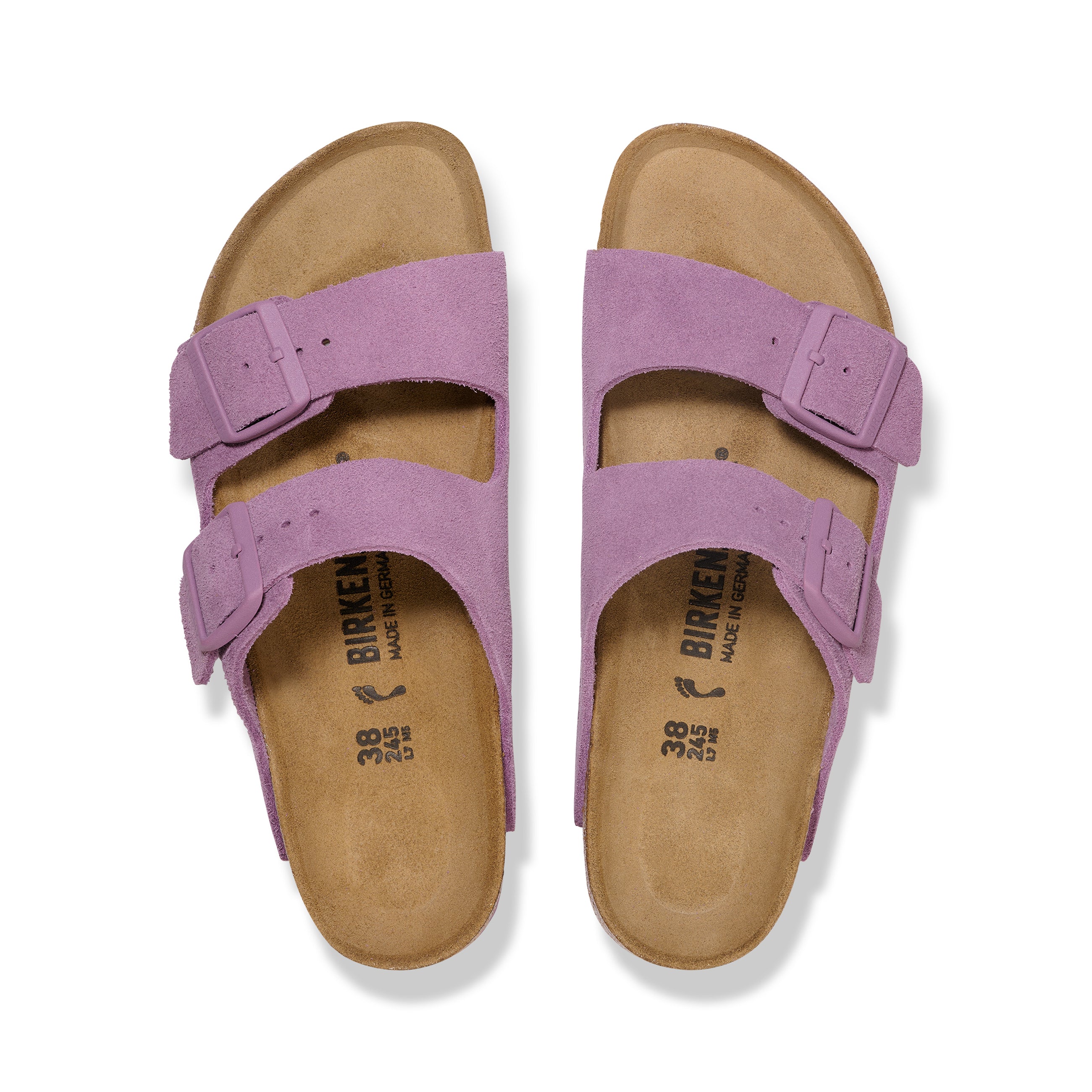 Arizona Mauve Suede Leather