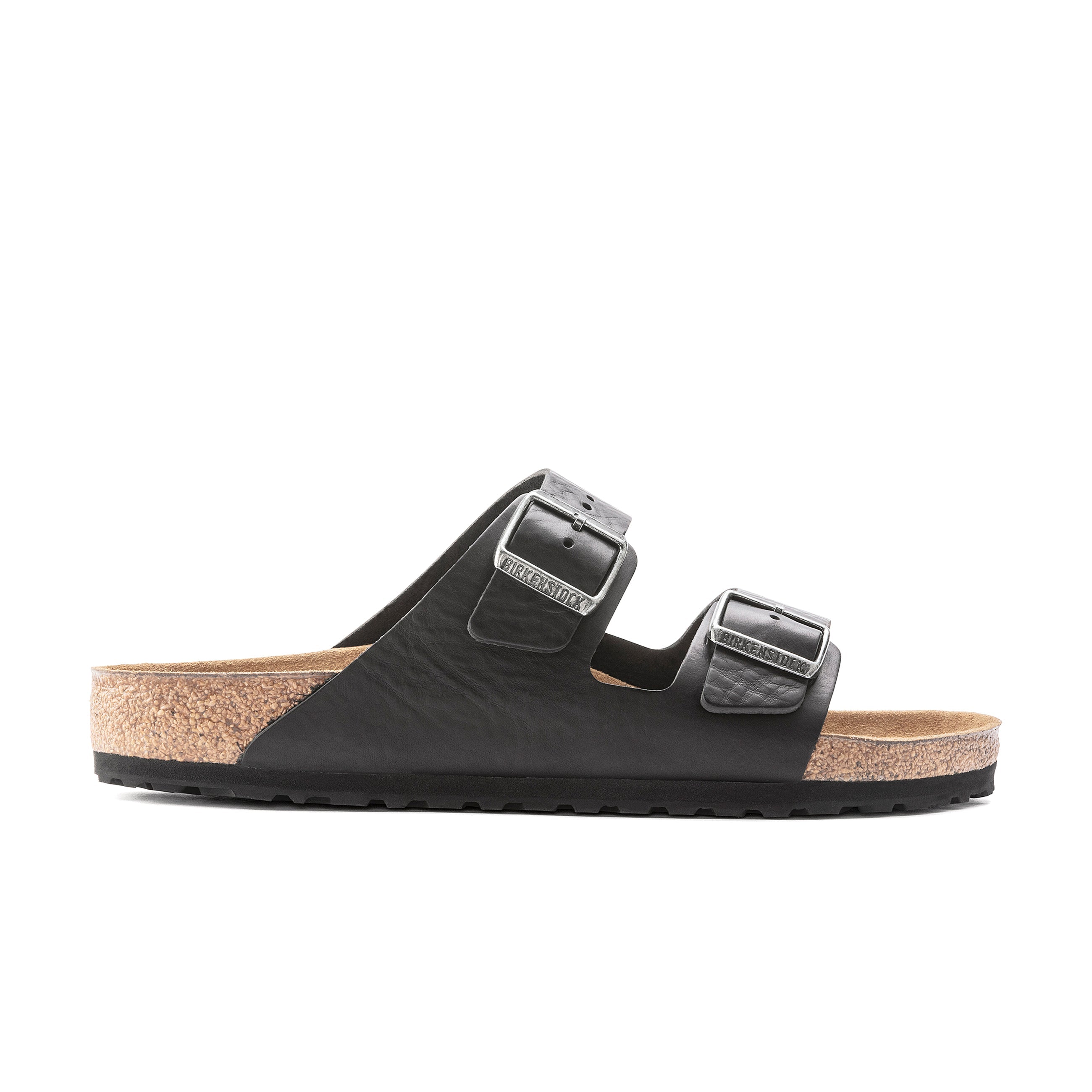 Arizona Vintage Wood Black Natural Leather