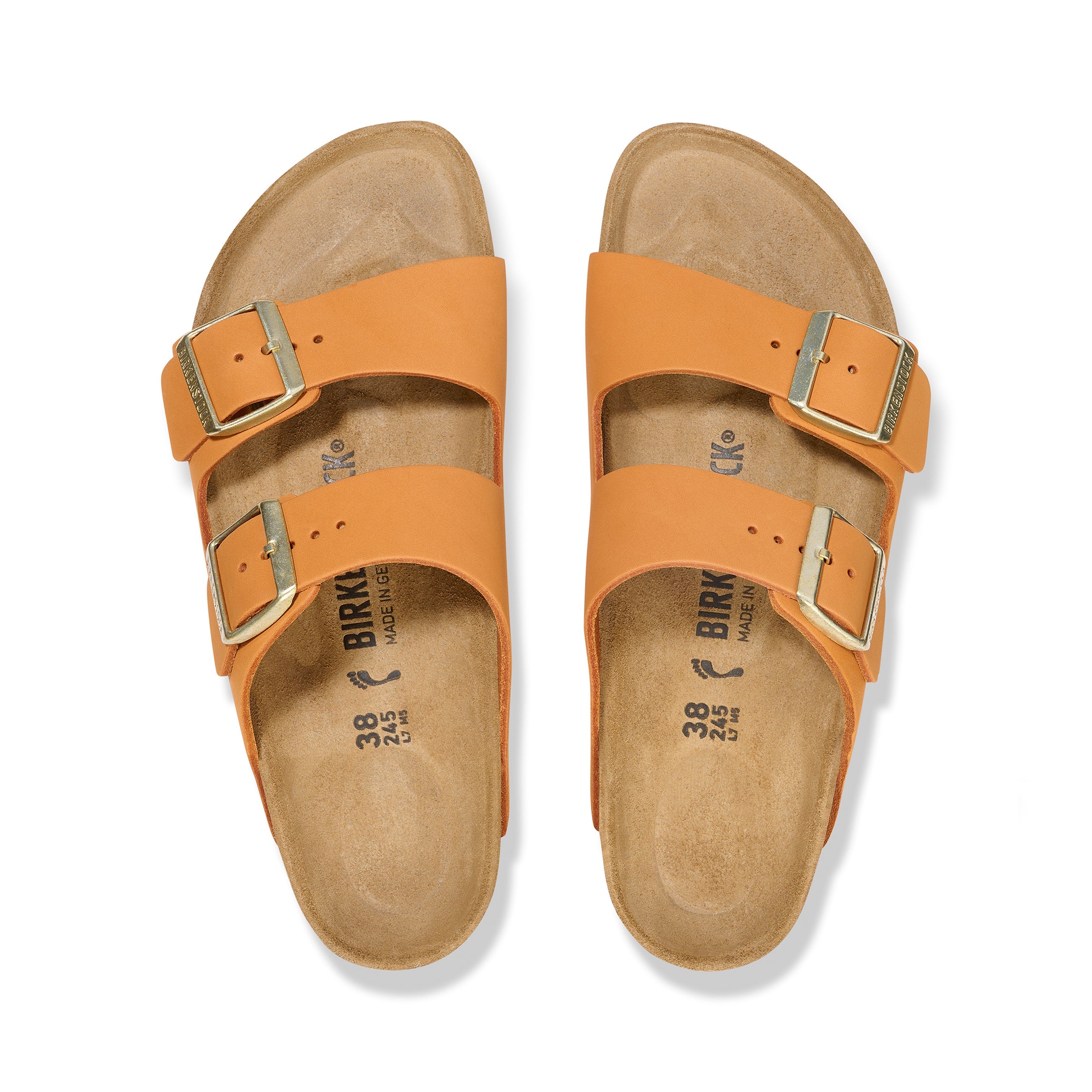 Arizona Burnt Orange Nubuck Leather