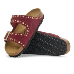 Arizona Rivet Zinfandel Suede Leather