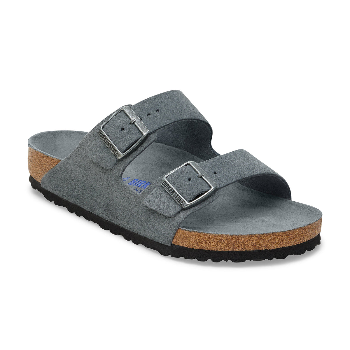 Arizona SFB Basalt Grey Tonal Footbed Suede Leather