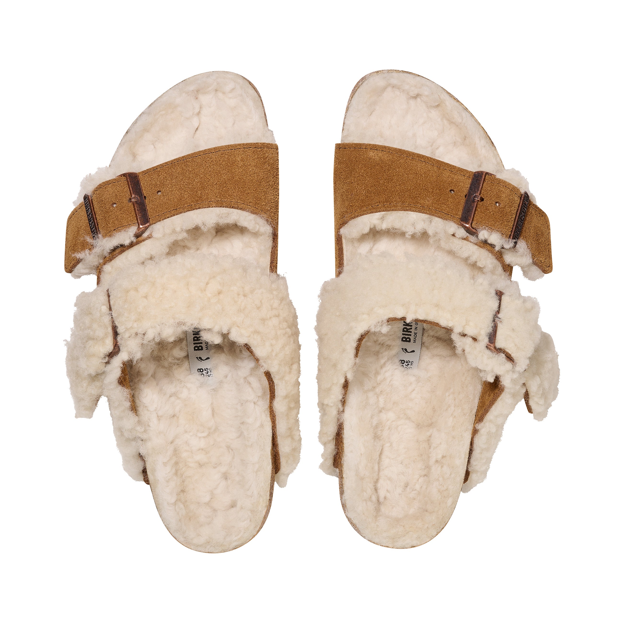 Arizona Split Teddy Mink Suede Leather/Shearling