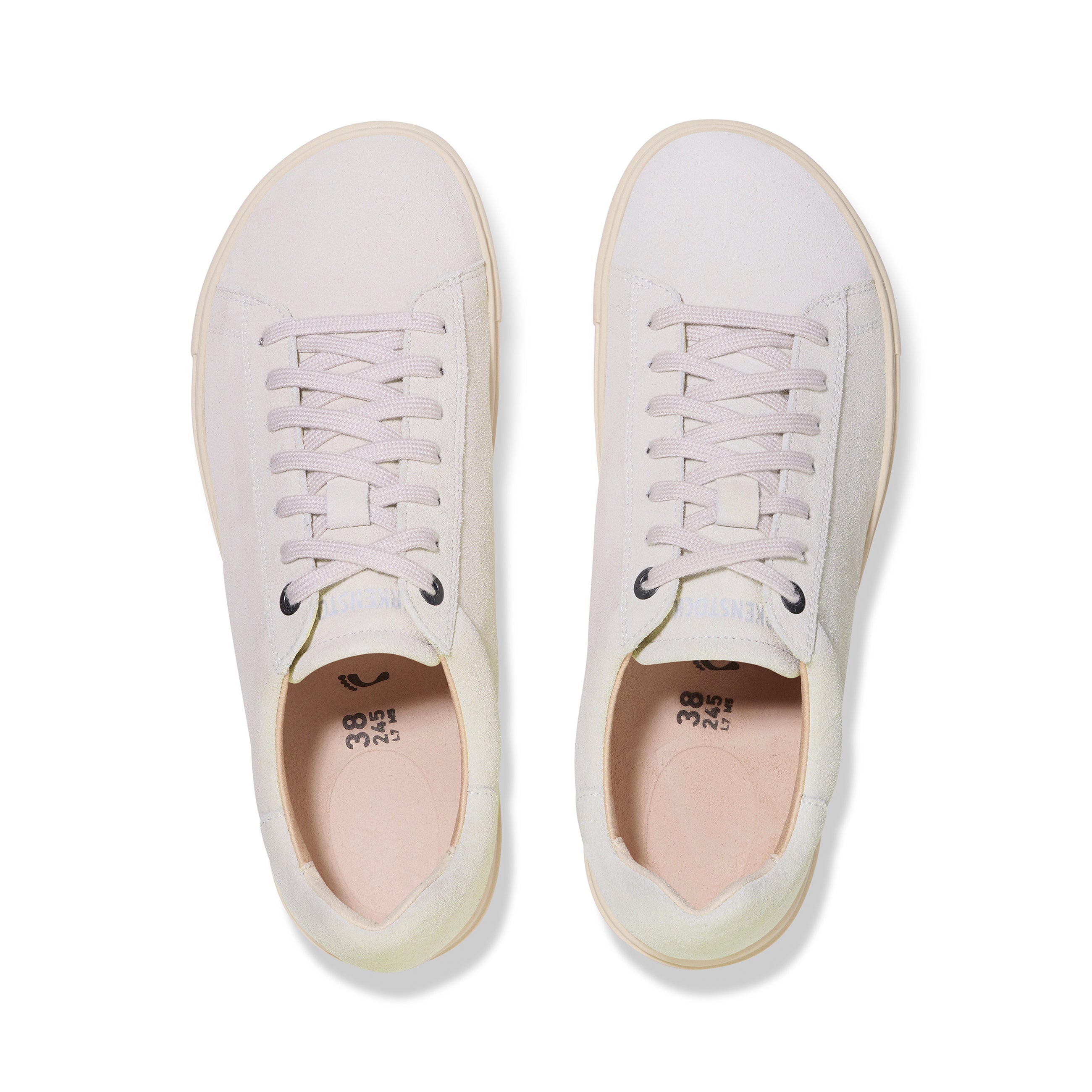 Bend Low Antique White Suede Leather