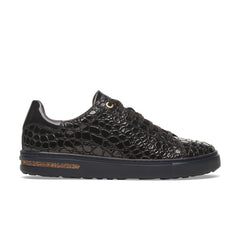 Bend Low Shiny Croc Black Embossed Patent Leather