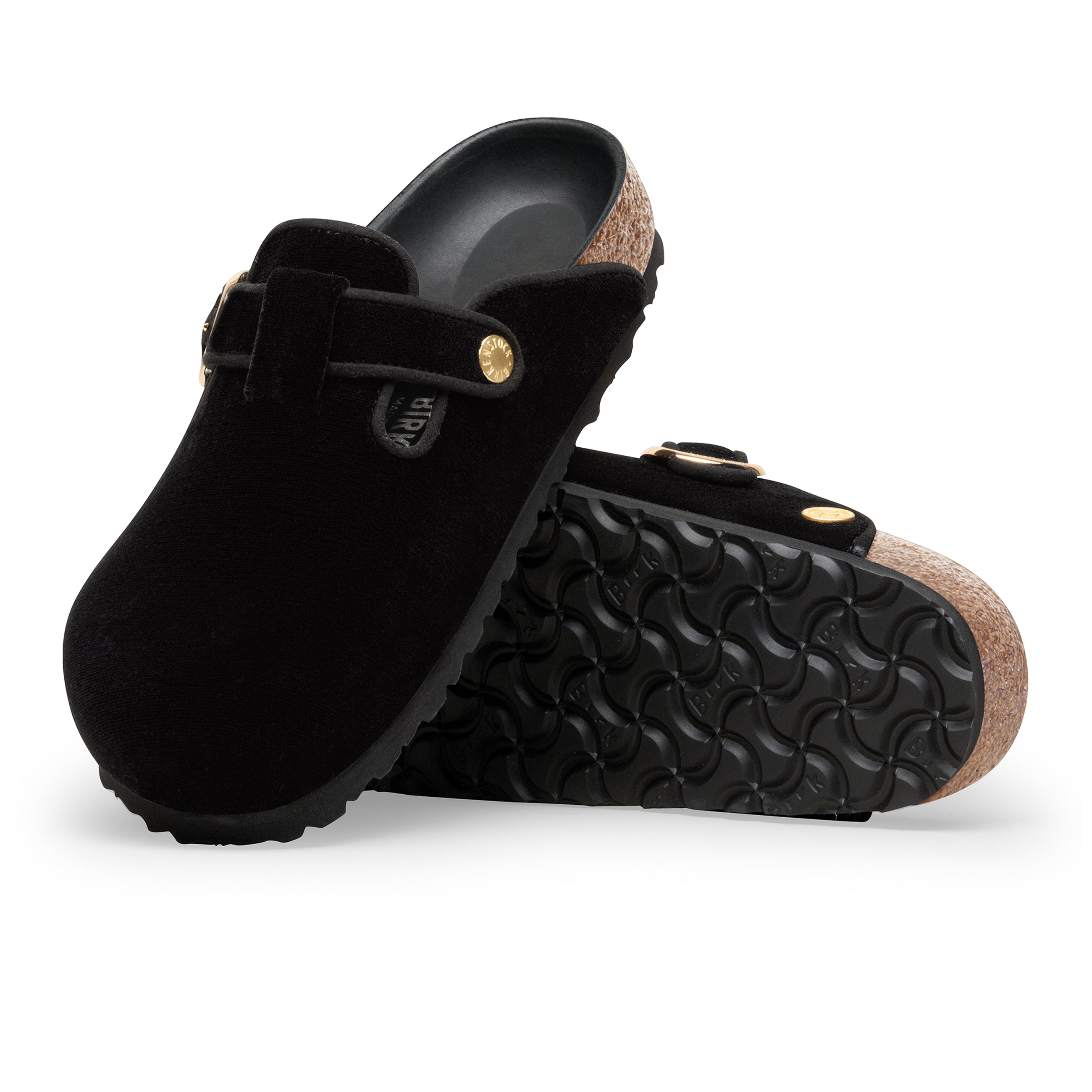 Boston Big Buckle Black Velvet