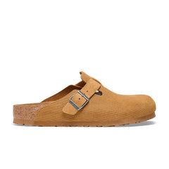 Boston Corduroy Cork Brown Embossed Suede Leather