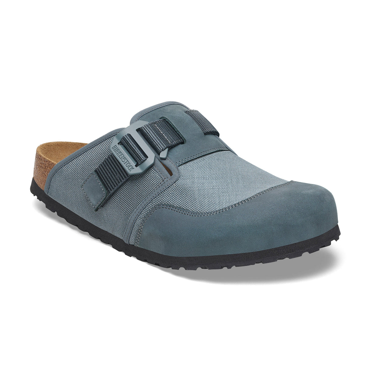 Boston Nova Basalt Grey Textile/Nubuck Leather