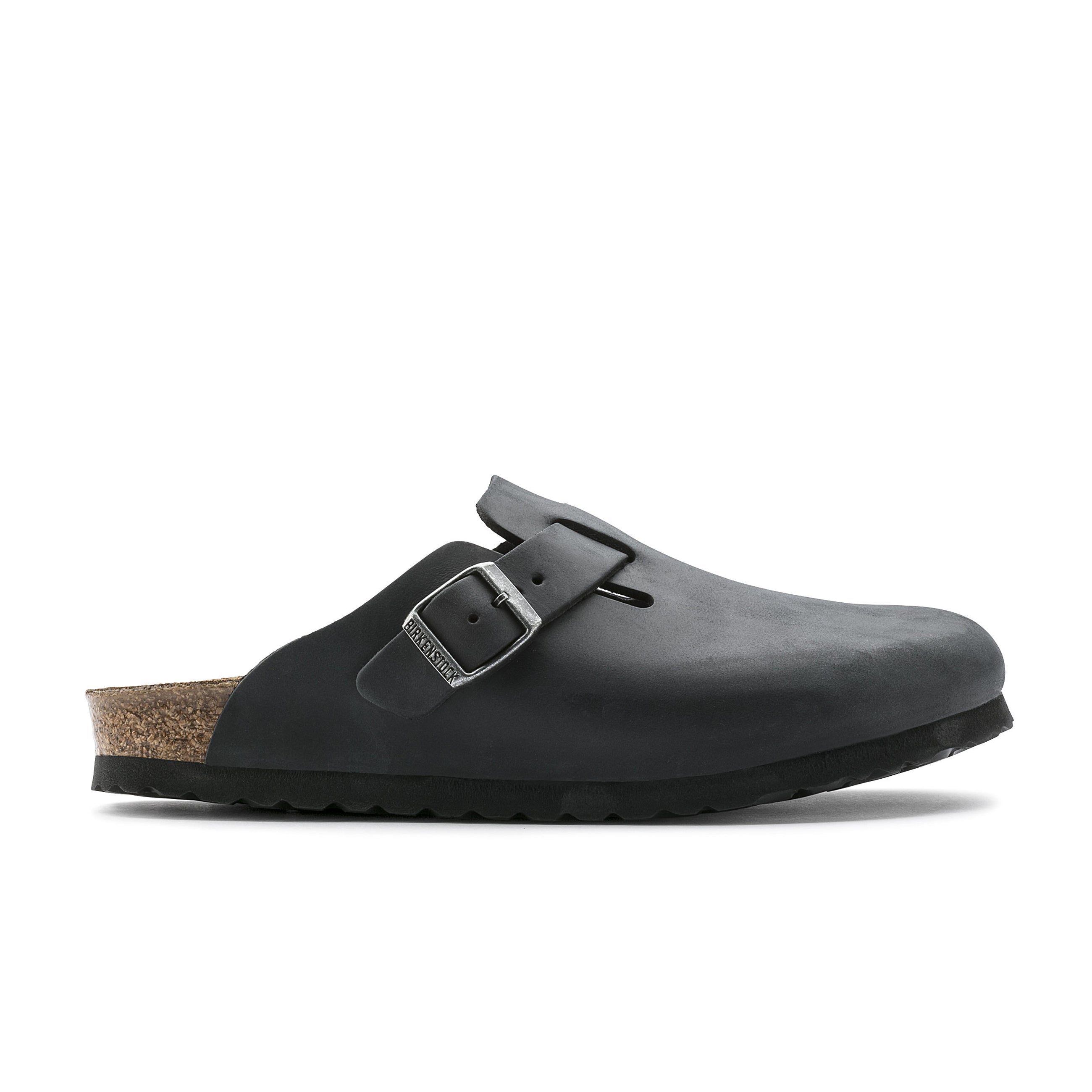 Boston Black Oiled Leather