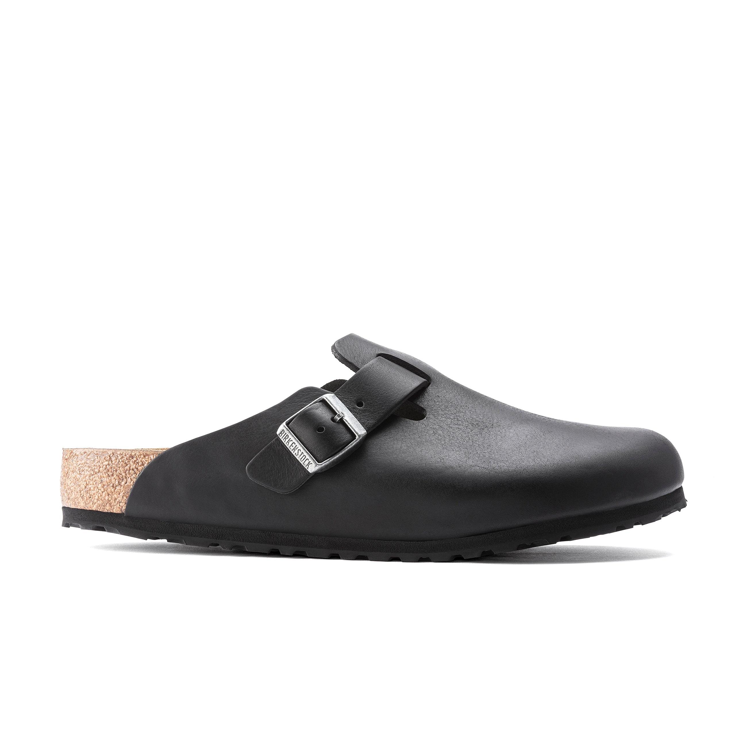 Boston Vintage Wood Black Natural Leather