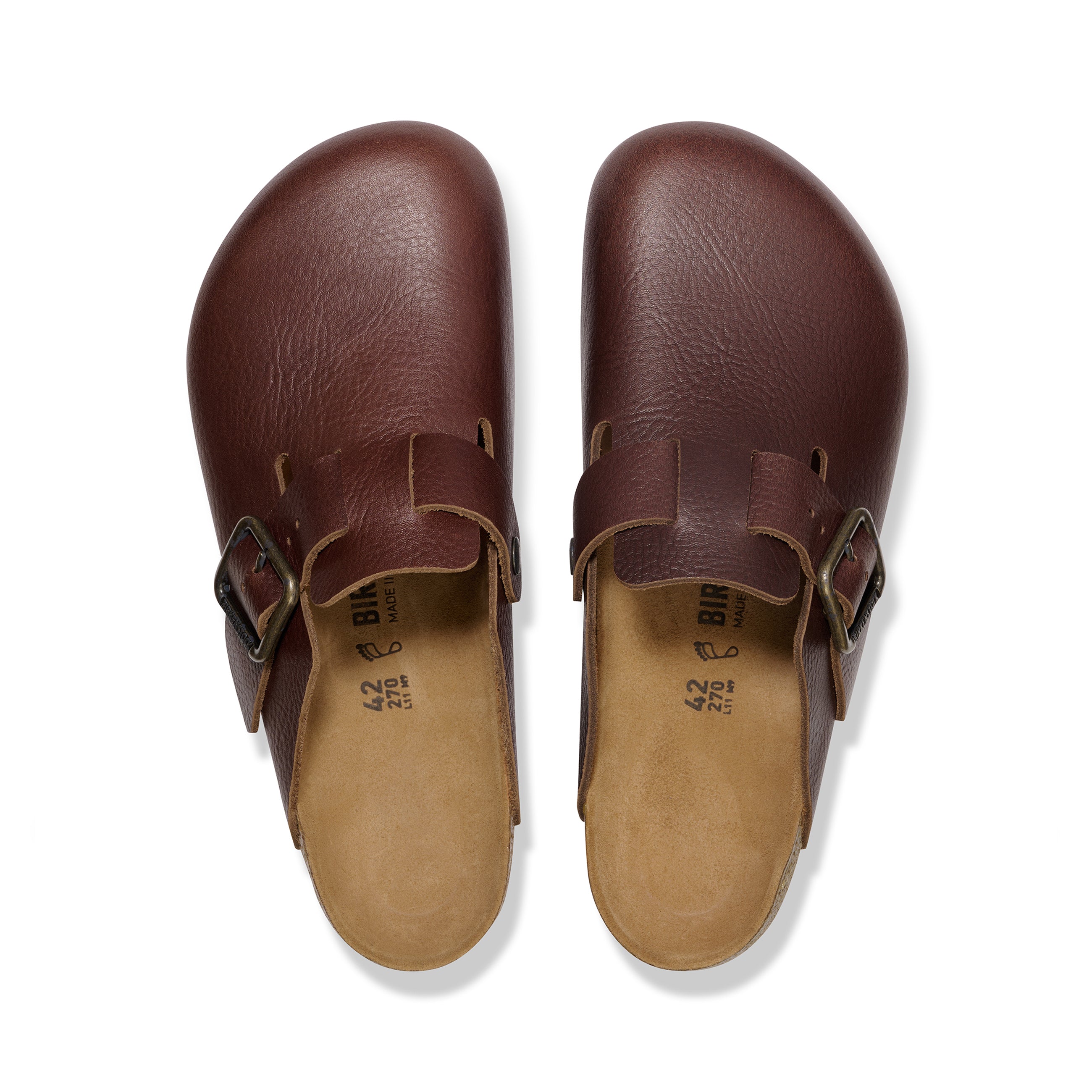 Boston Wire Buckle Vintage Wood Natural Leather