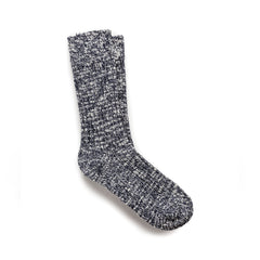 Cotton Slub Socks M Blue White