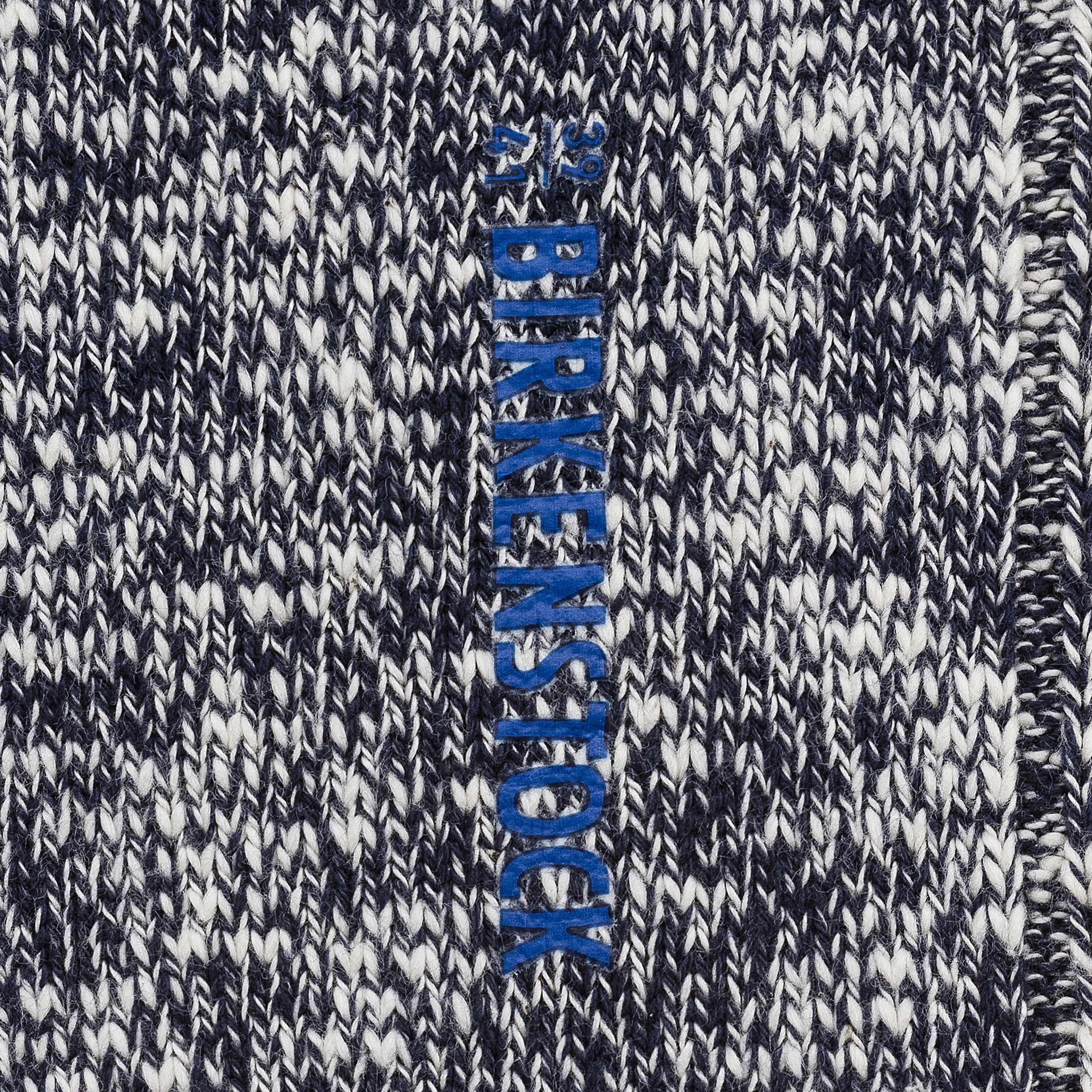 Cotton Slub Socks M Blue White