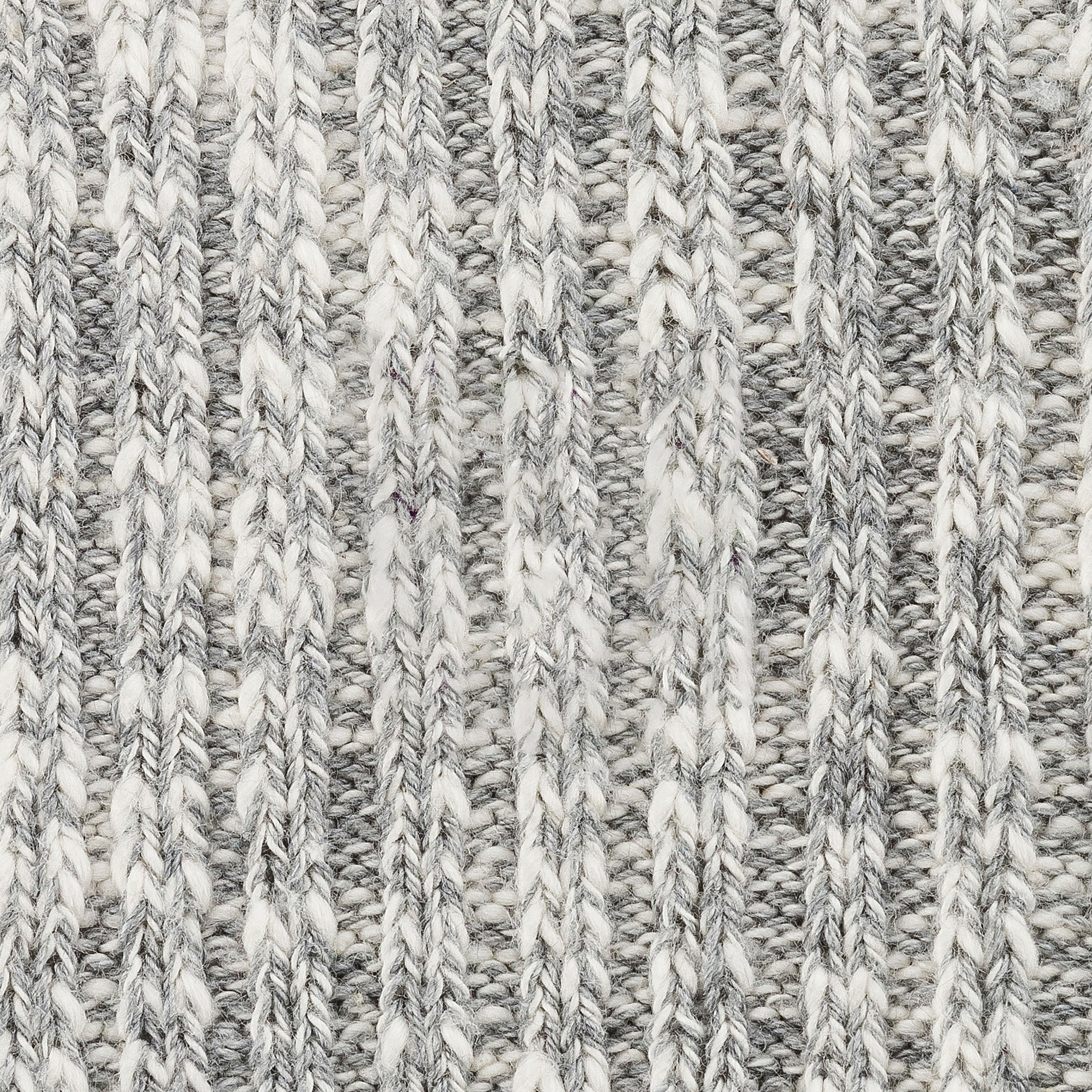 Cotton Slub Socks M Grey White