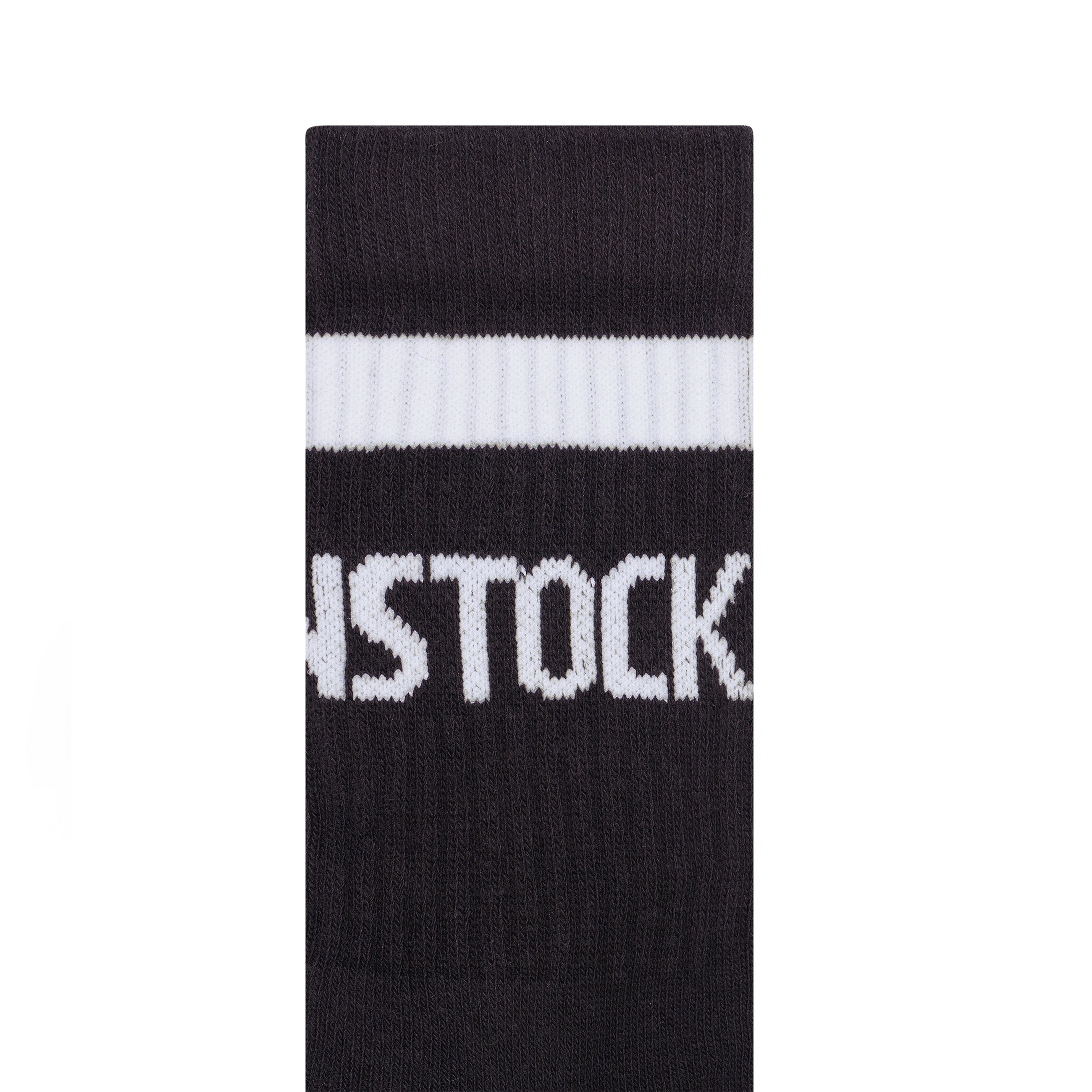 Cotton Tennis Sock Black/White