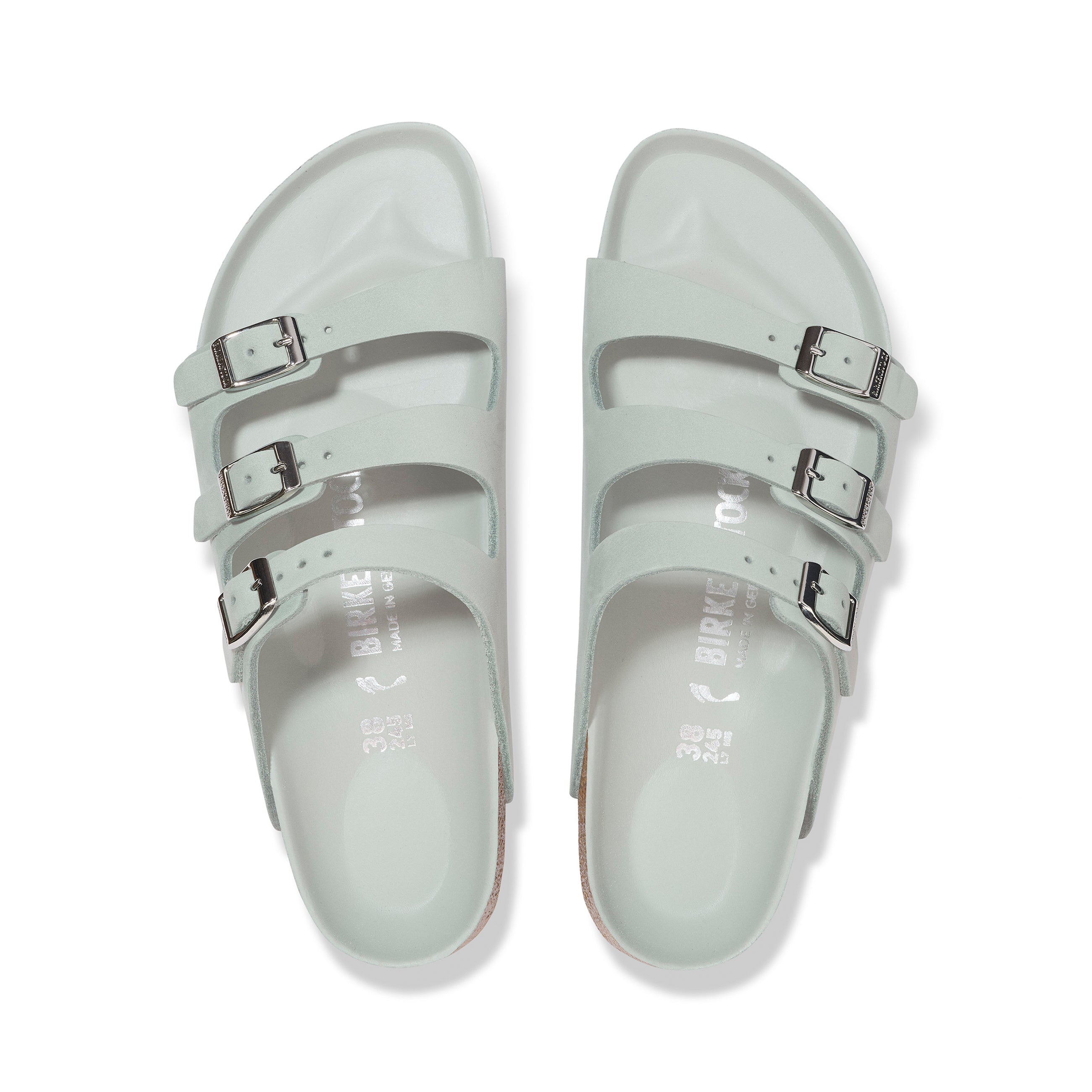 Florida Semi-Exquisite Pure Sage Nubuck Leather