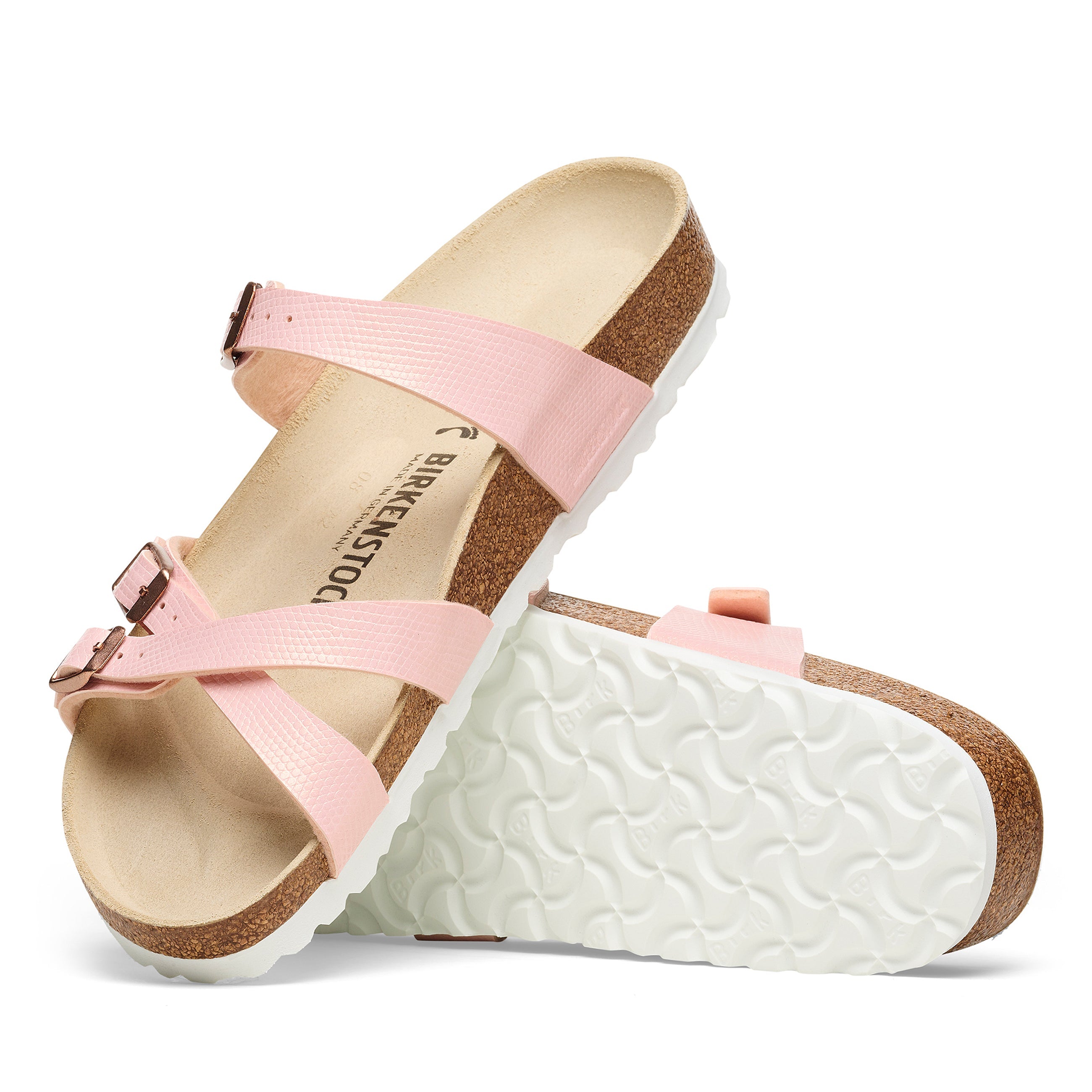 Franca Shiny Embossed Light Rose Embossed Birko-Flor